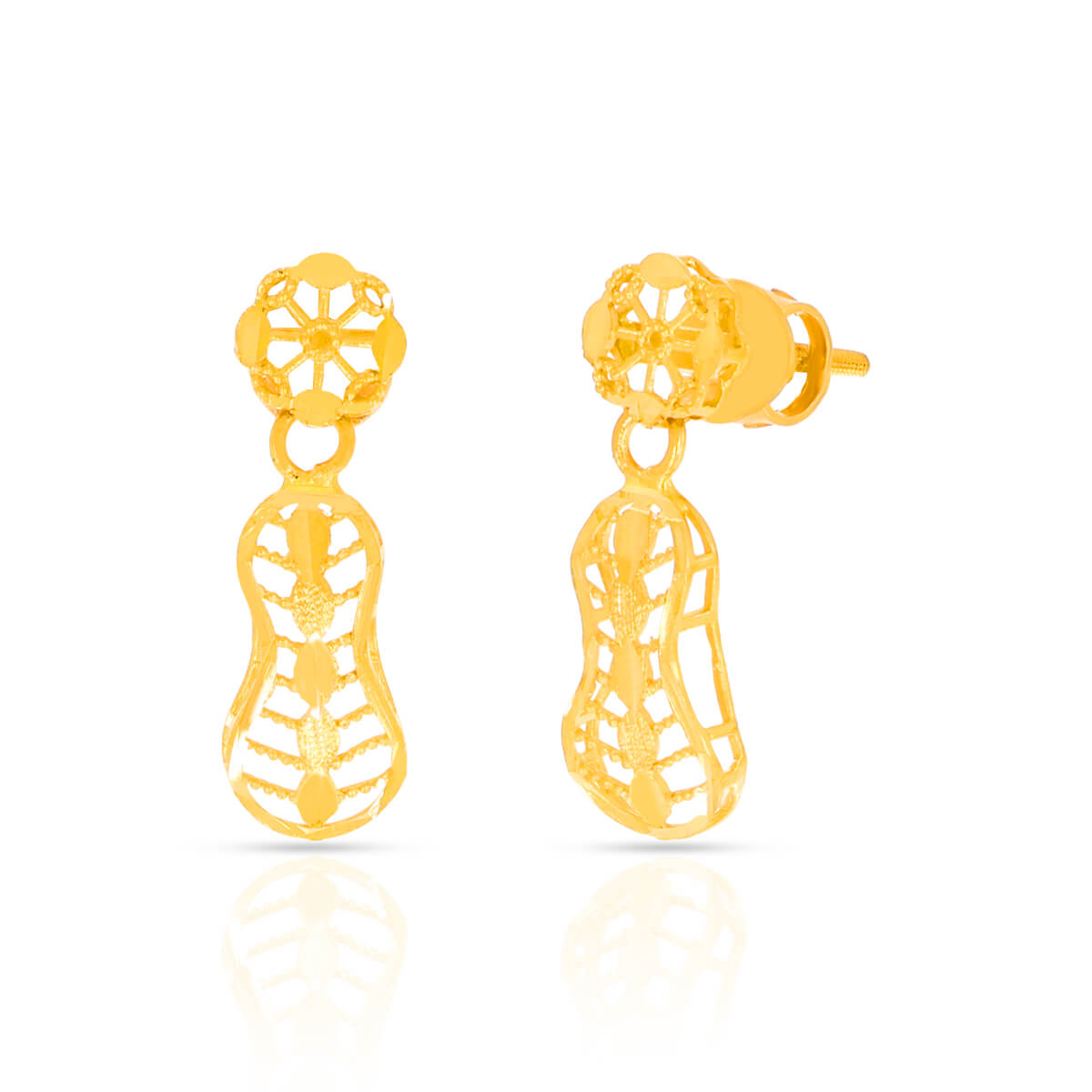Bold Rose Gold Short Necklace and Earrings
