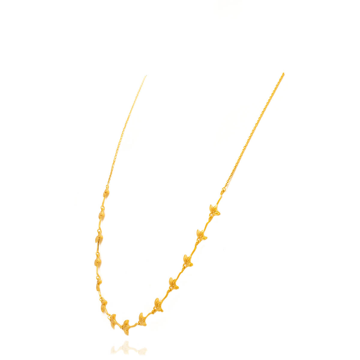 Gold Short Necklace For Everyday Wear