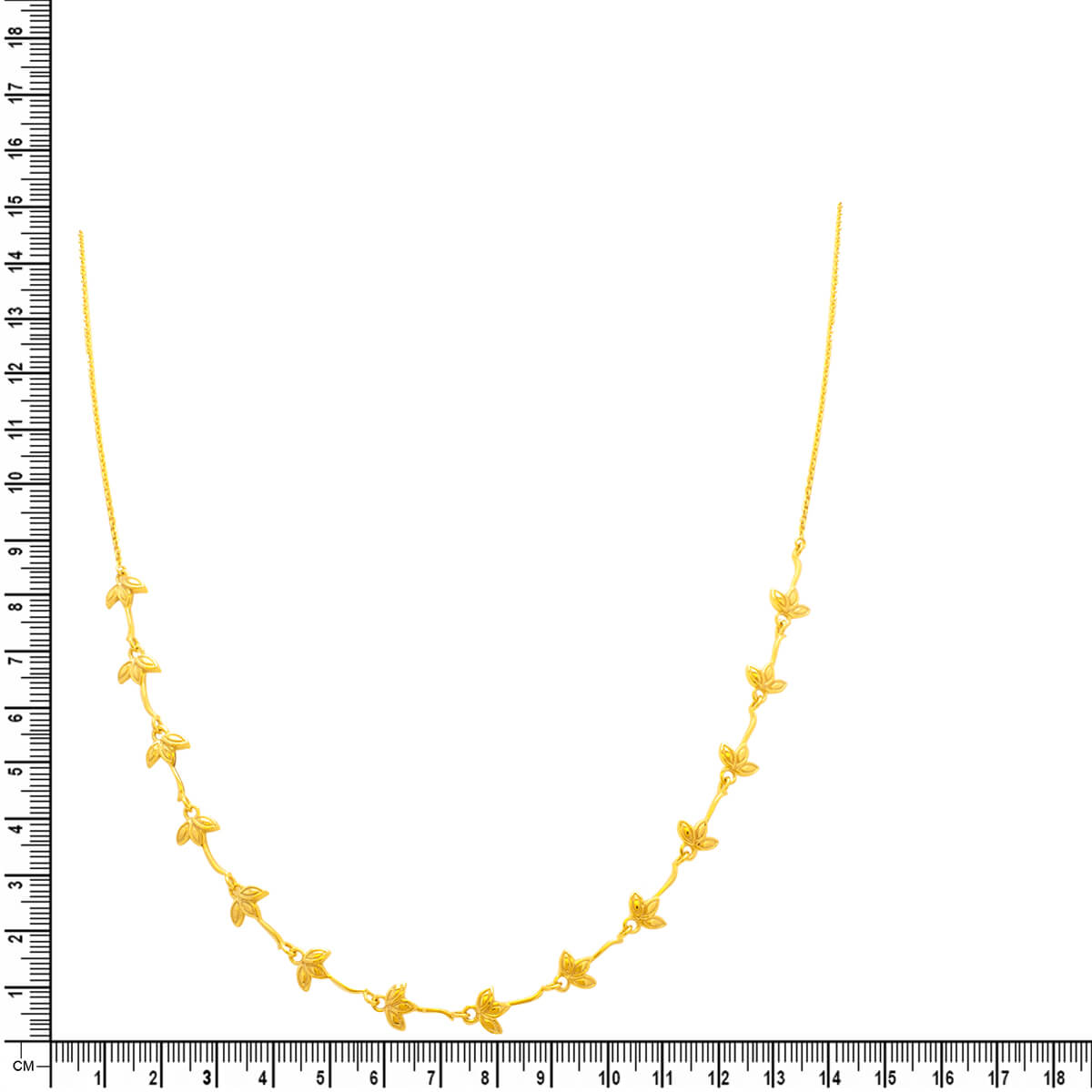 Gold Short Necklace For Everyday Wear