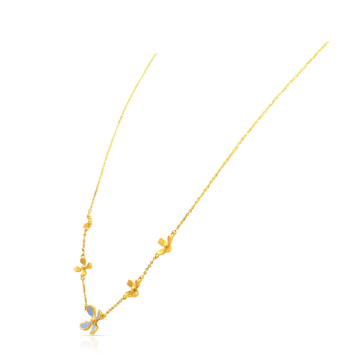 Petite Starry Charm Gold Short Necklace