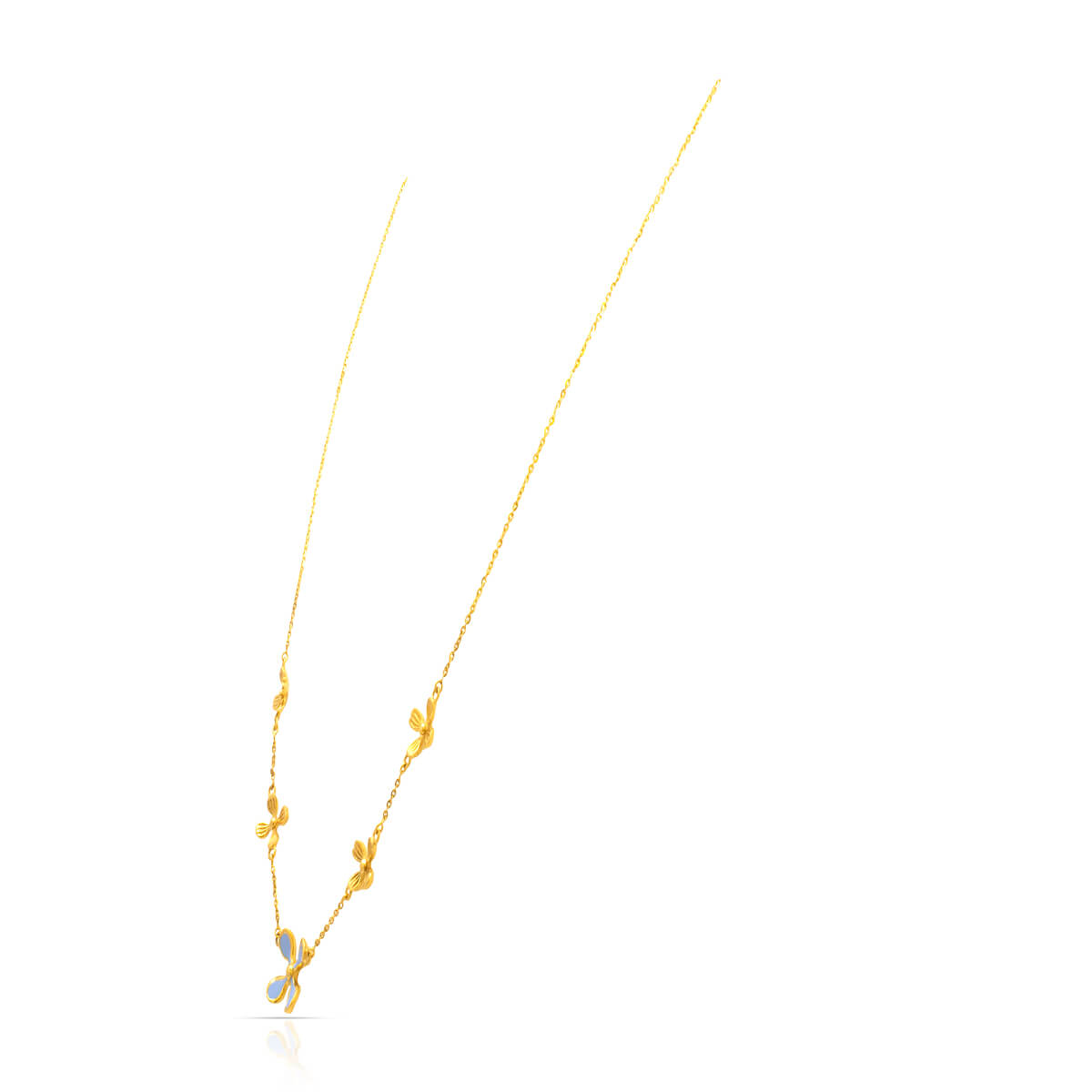 Petite Starry Charm Gold Short Necklace