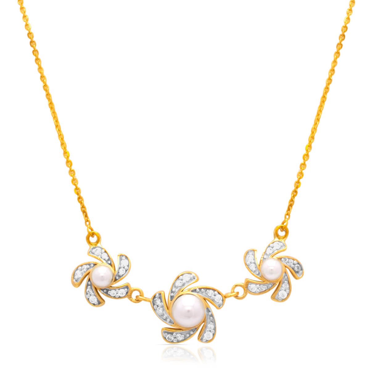 Everyday Dazzle Gold Short Necklace