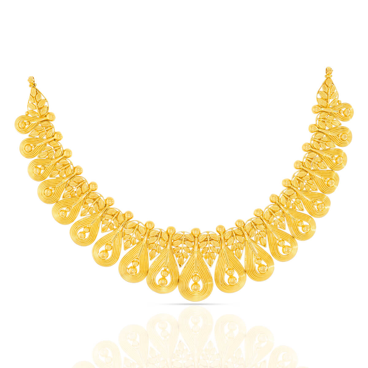 Magnificient Charm Wedding Gold Necklace