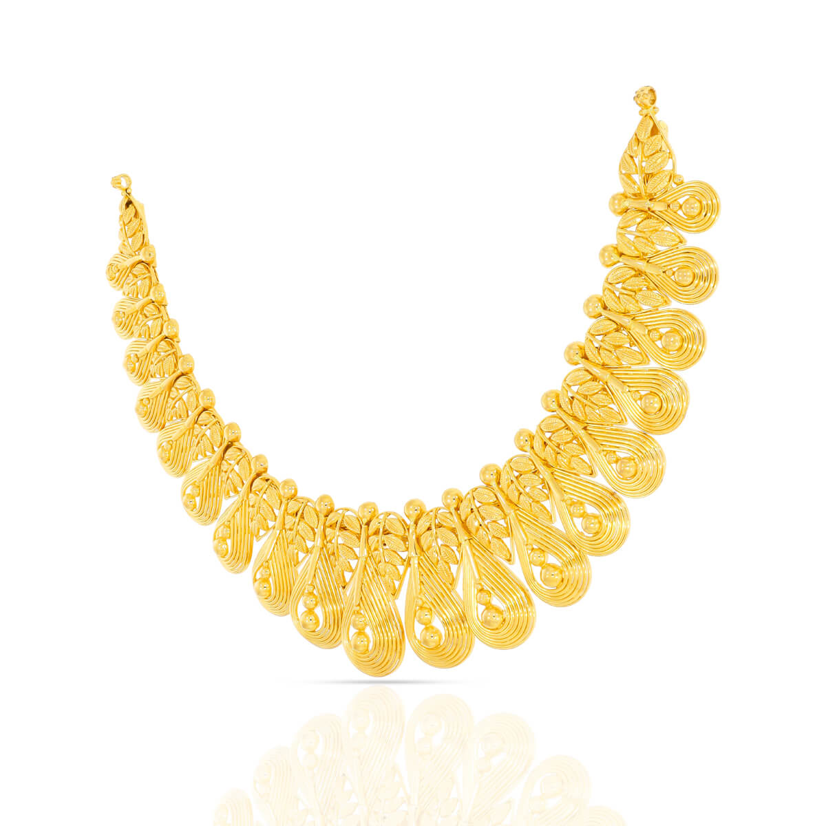 Magnificient Charm Wedding Gold Necklace