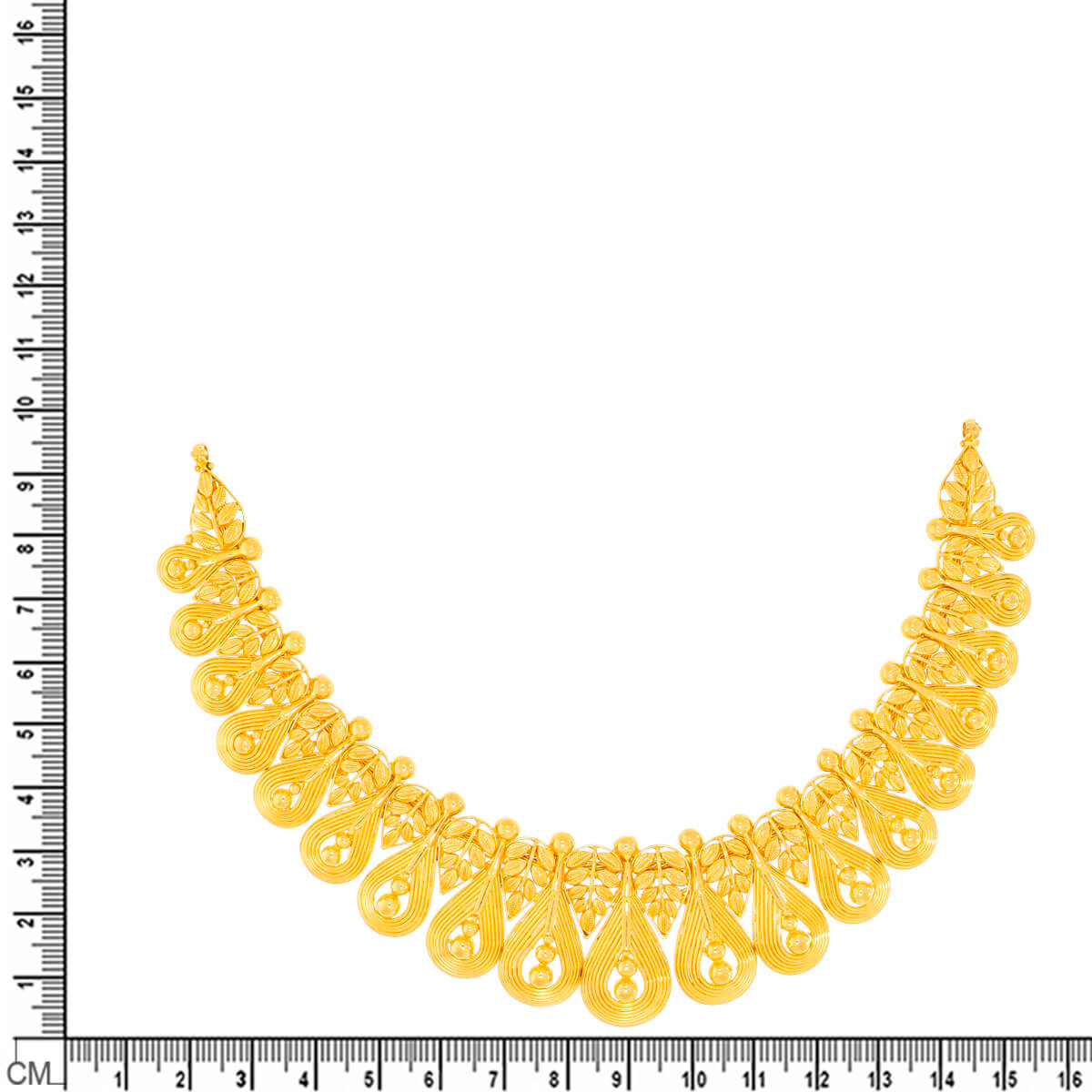 Magnificient Charm Wedding Gold Necklace