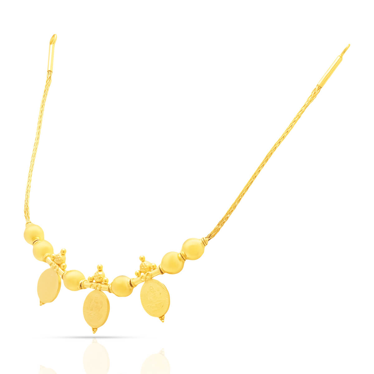 Alluring Splendour Gold Short Necklace