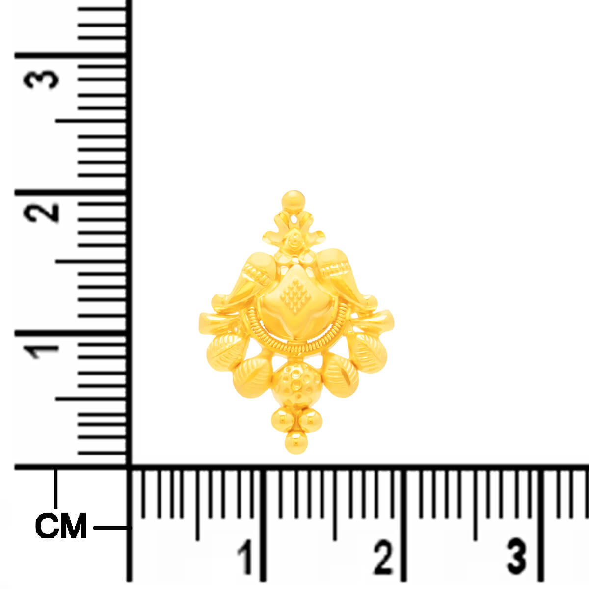 Gold Short Necklace with Exquiste Crafting