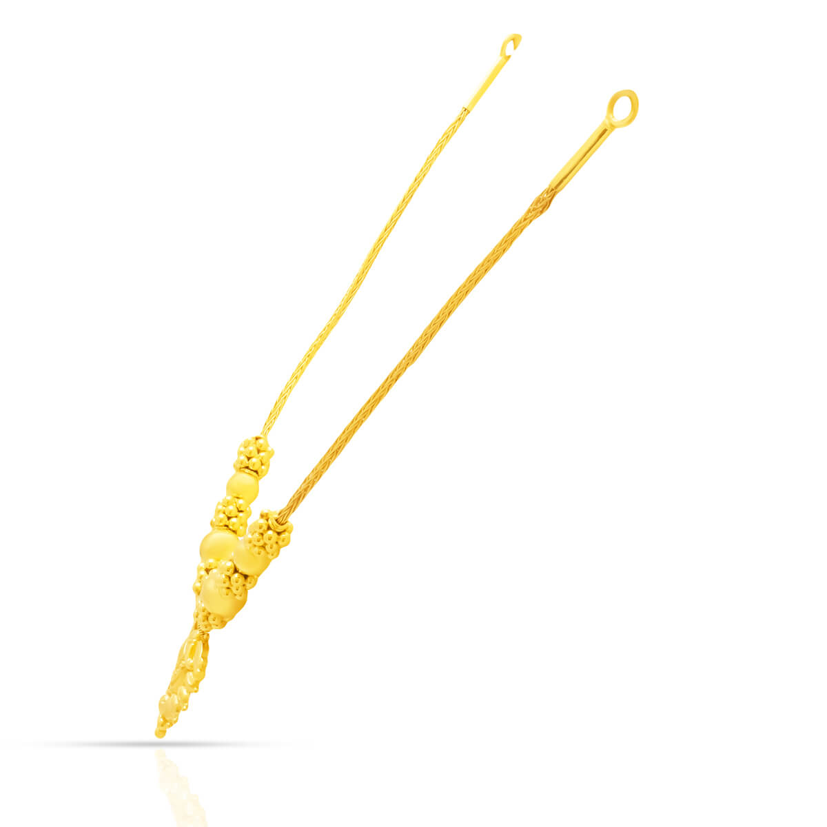 Gold Short Necklace with Exquiste Crafting