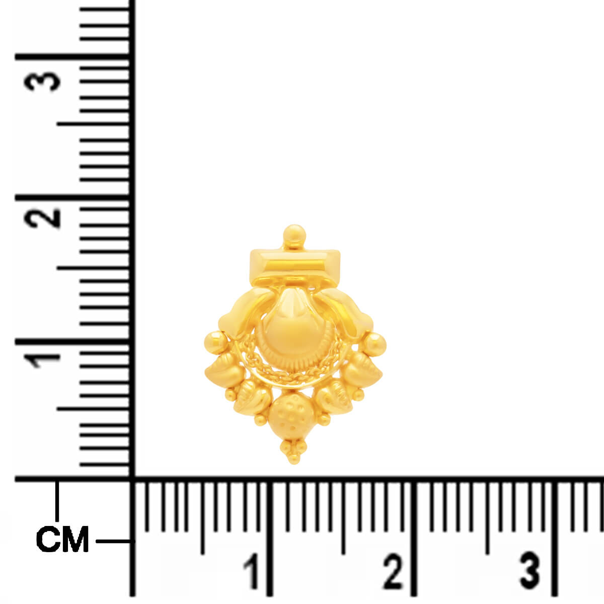 Gold Short Necklace with Exclusive Artistry