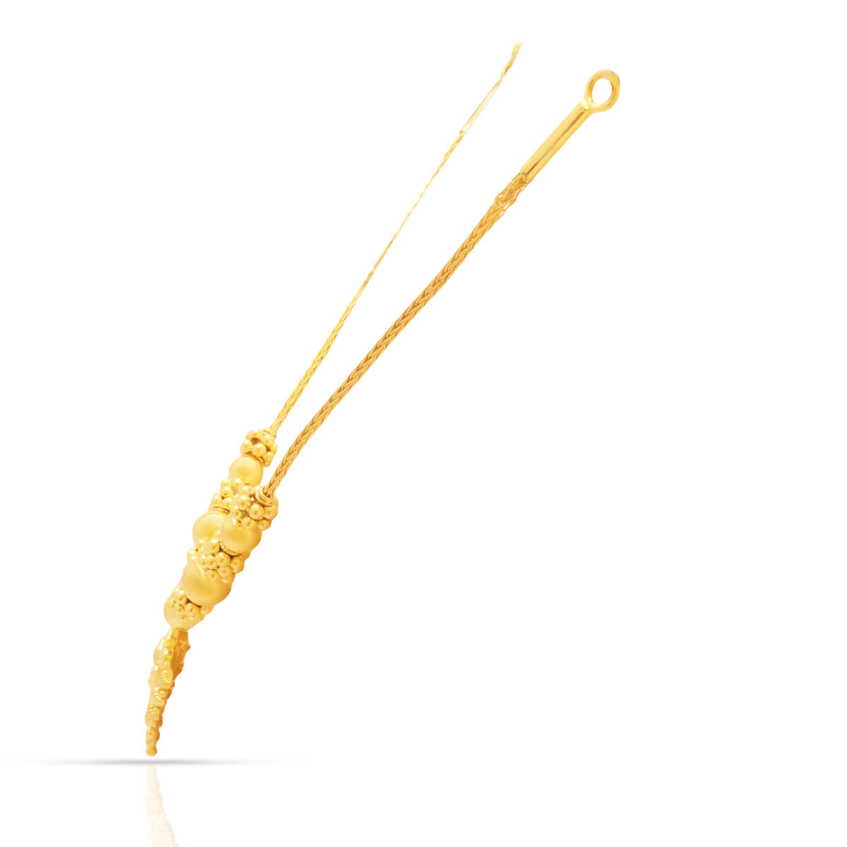 Gold Short Necklace with Exclusive Artistry