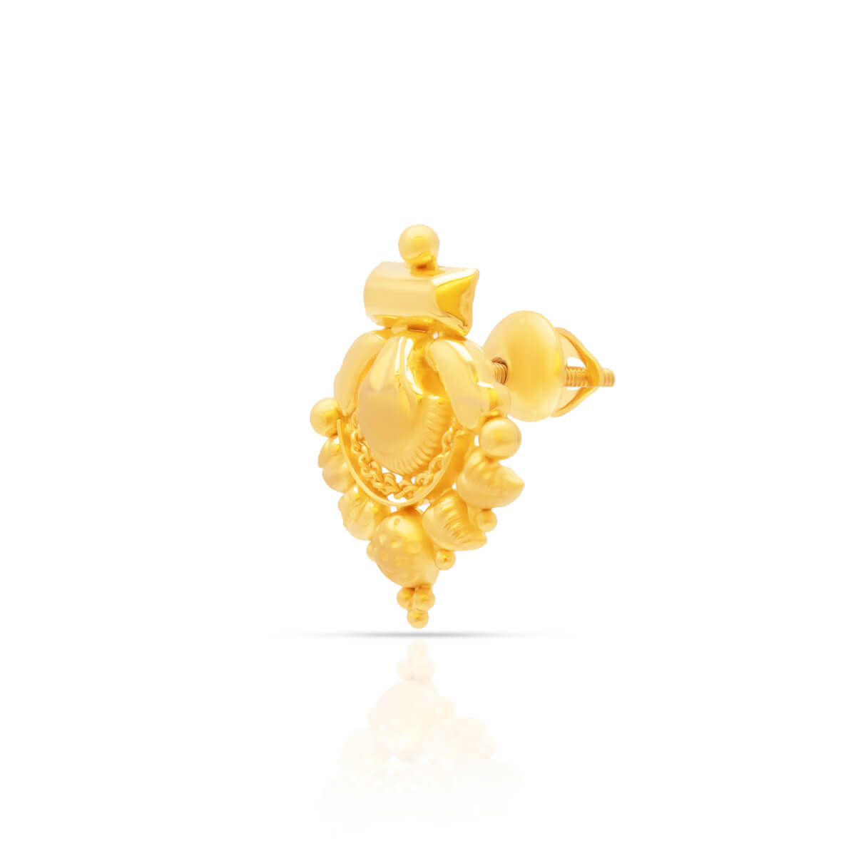 Gold Short Necklace with Exclusive Artistry