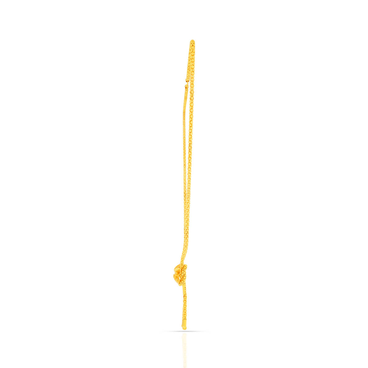 Sleek Stylish Gold Short Necklace