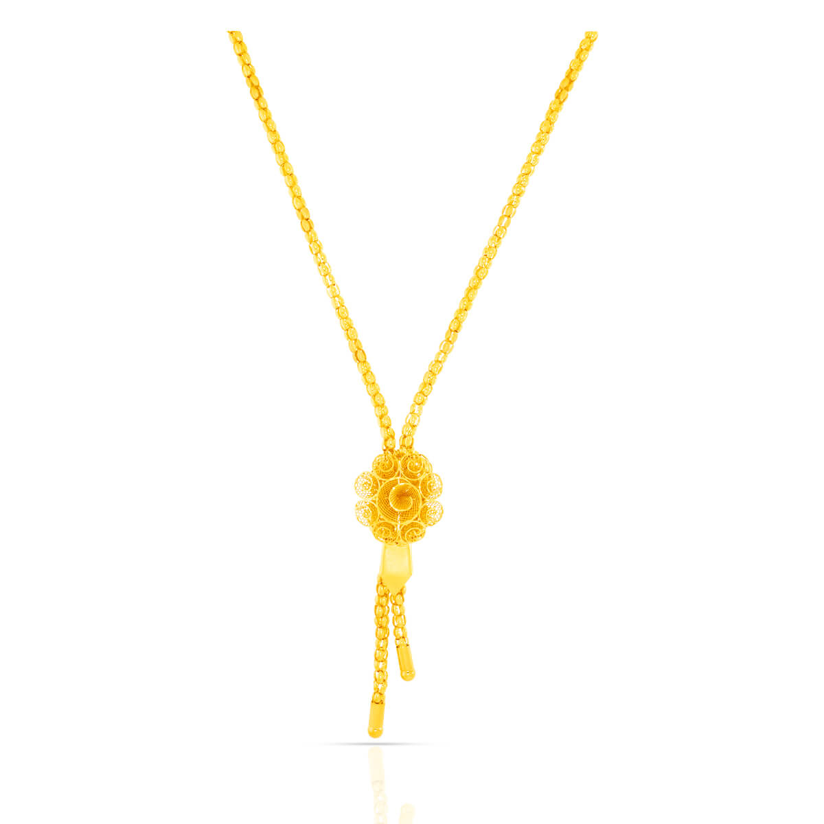 Gracile Bloom Gold Short Necklace