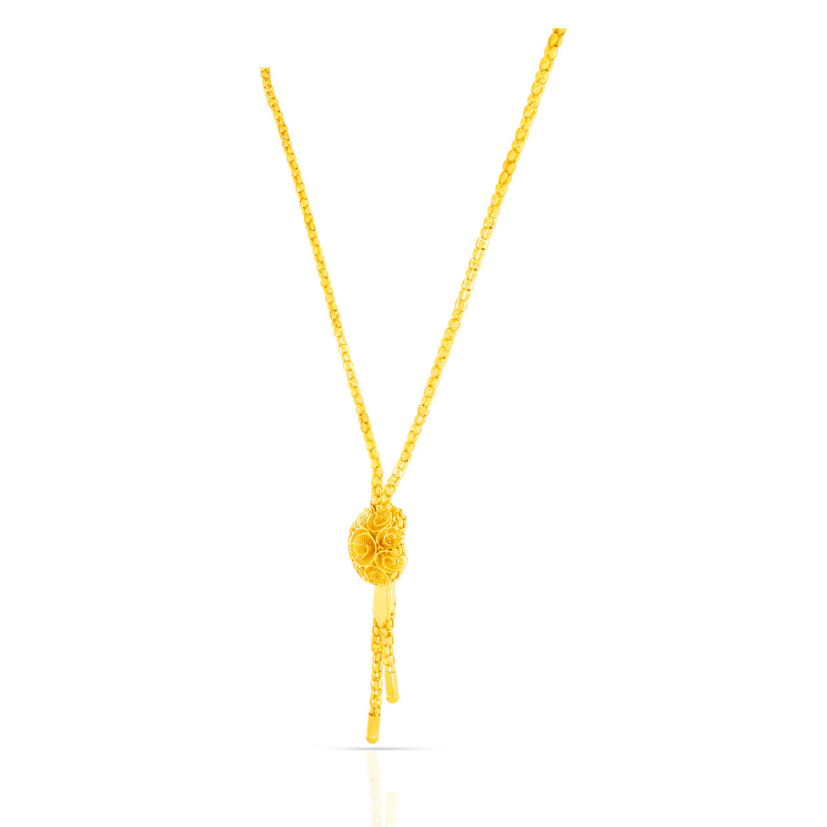 Gracile Bloom Gold Short Necklace