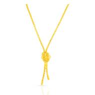 Graceful Glow Gold Short Necklace