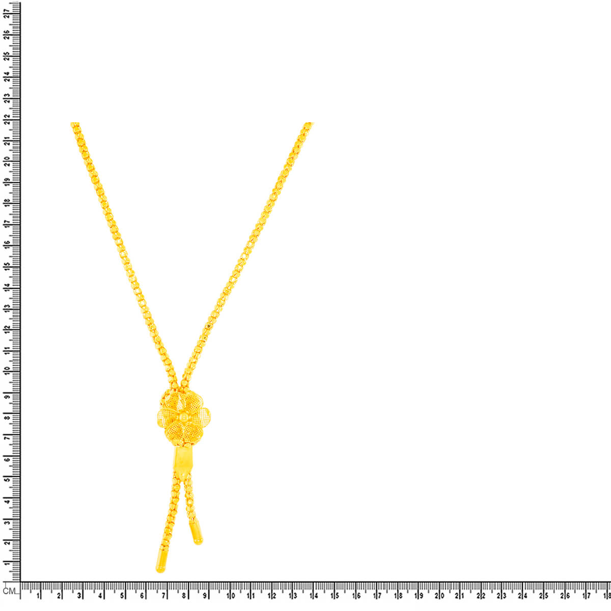 Graceful Glow Gold Short Necklace