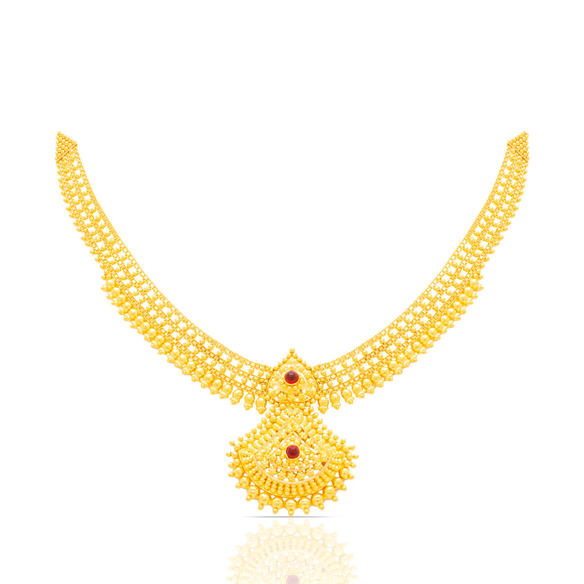 Vintage Vibrance Gold Short Necklace