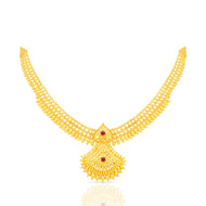 Vintage Vibrance Gold Short Necklace