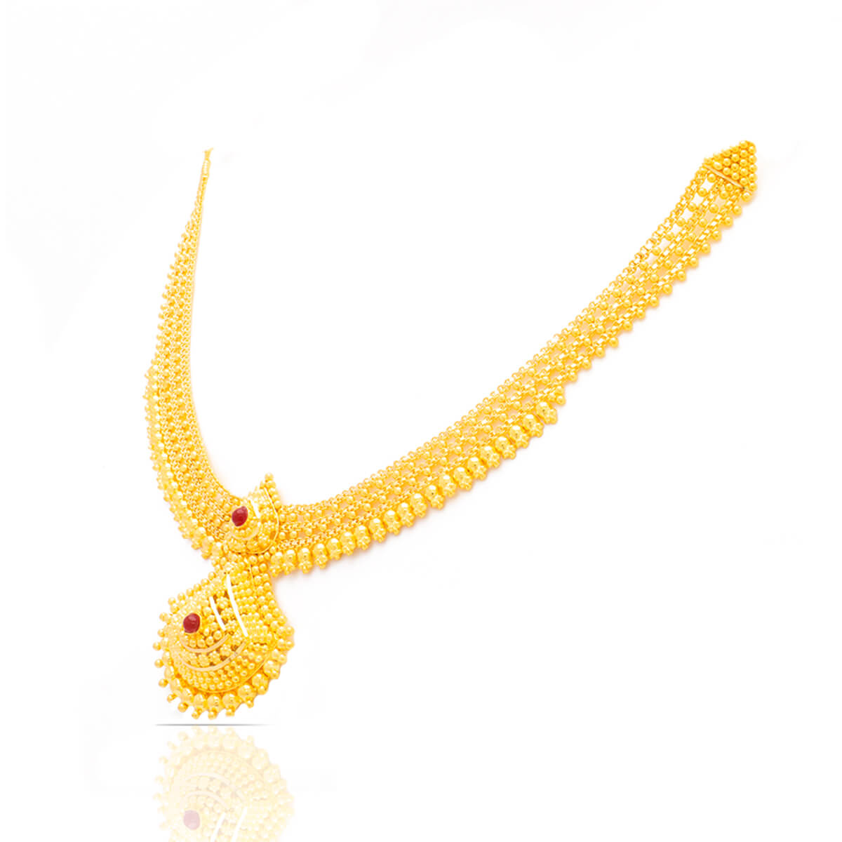 Vintage Vibrance Gold Short Necklace