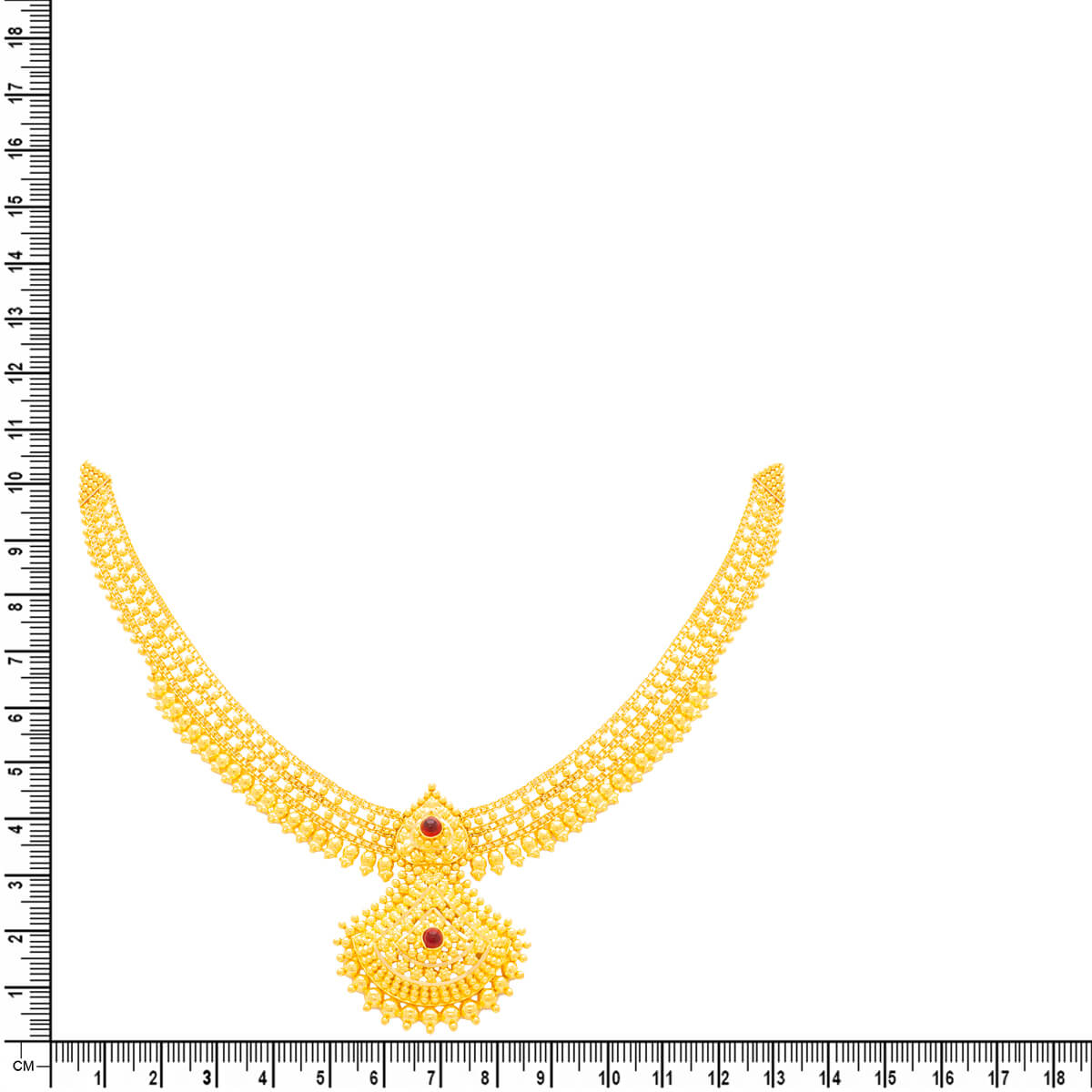 Vintage Vibrance Gold Short Necklace