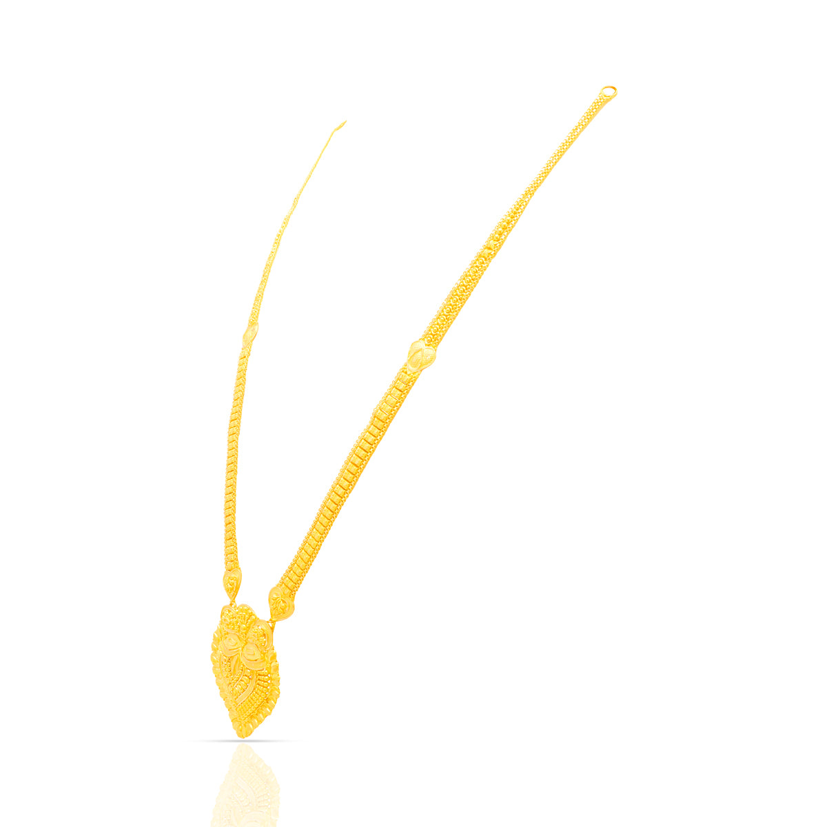 Classic Elegance 22K Gold Long Necklace