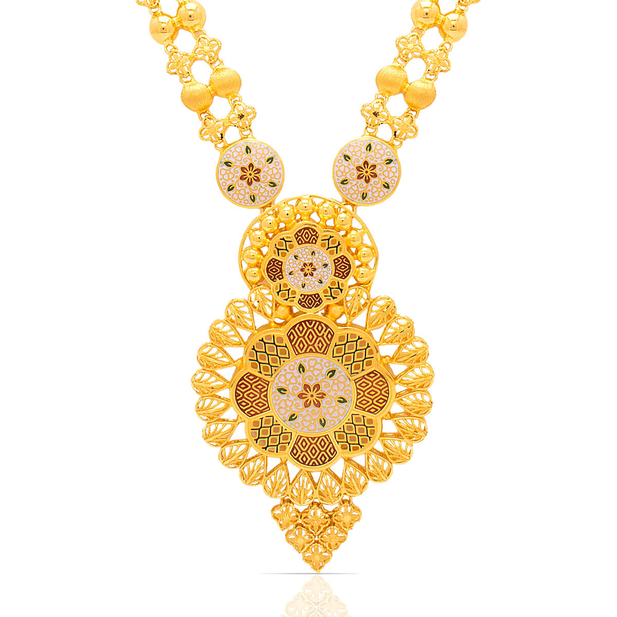 Classic Majesty Wedding Gold Necklace