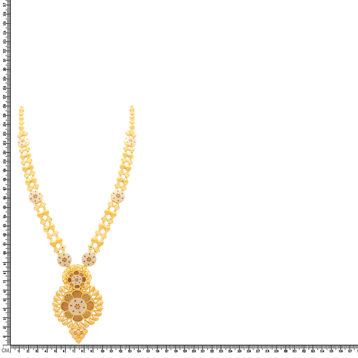 Classic Majesty Wedding Gold Necklace