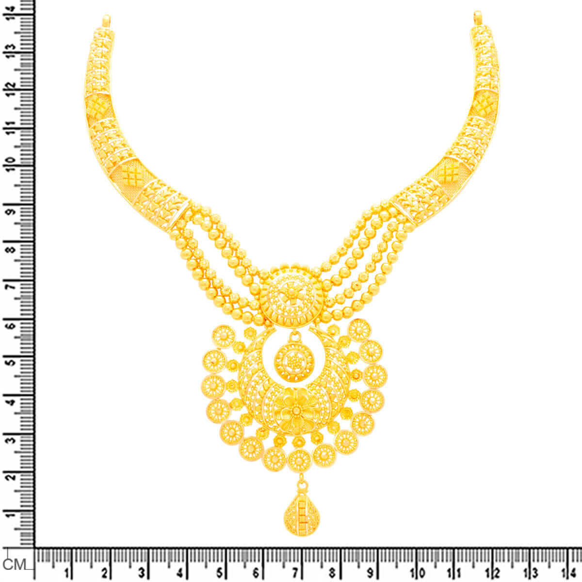 Sunbeam Radiance Wedding Gold Necklace
