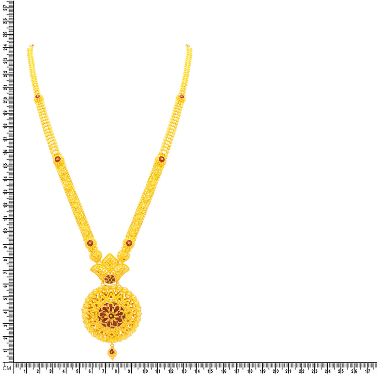 Classic Floral Elegance Gold Short Necklace