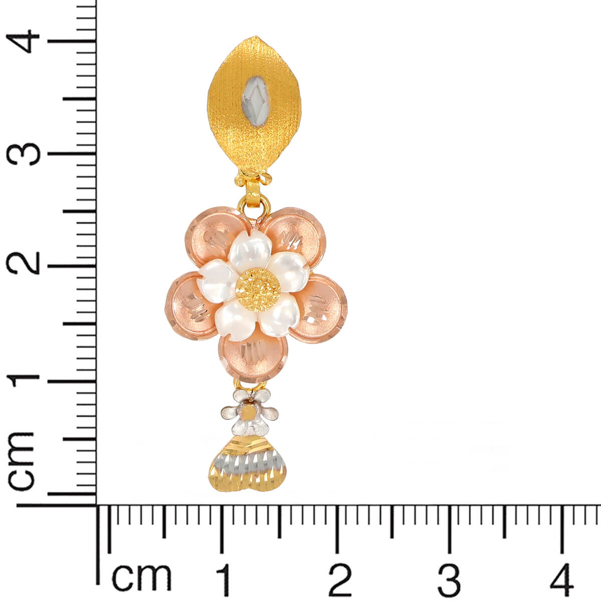Garden of Flower Wedding Gold Necklace