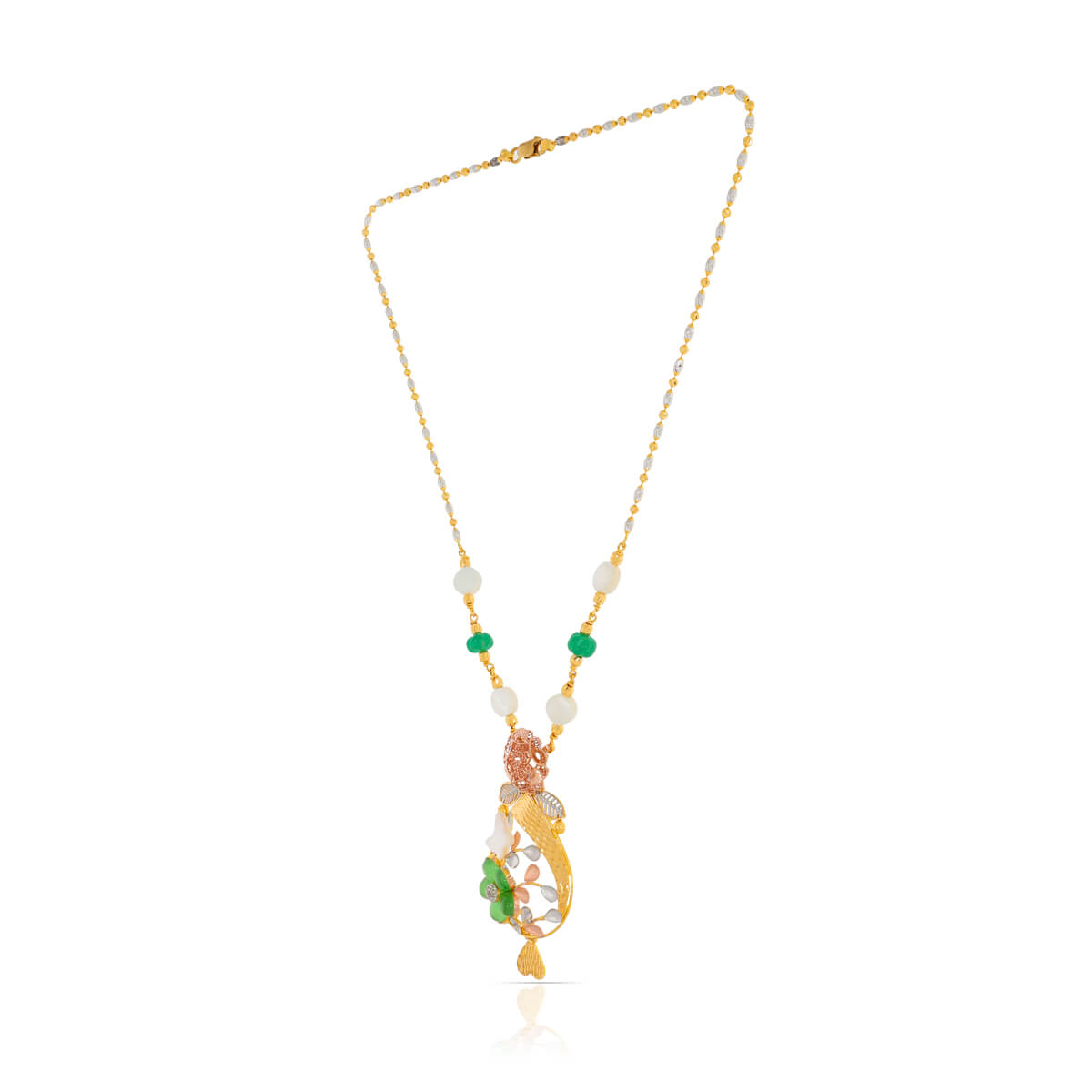 Opulent Elegance Gold Short Necklace