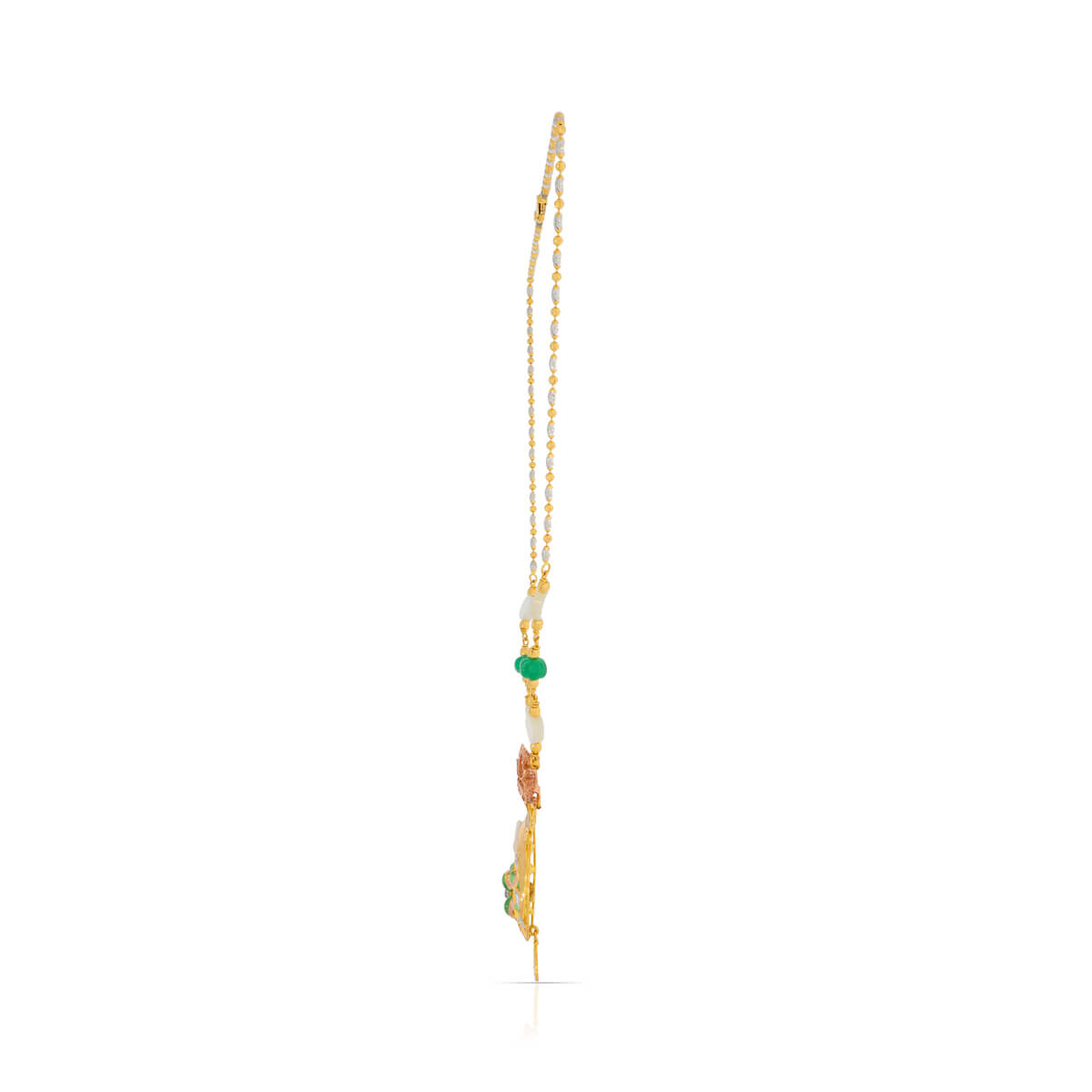 Opulent Elegance Gold Short Necklace