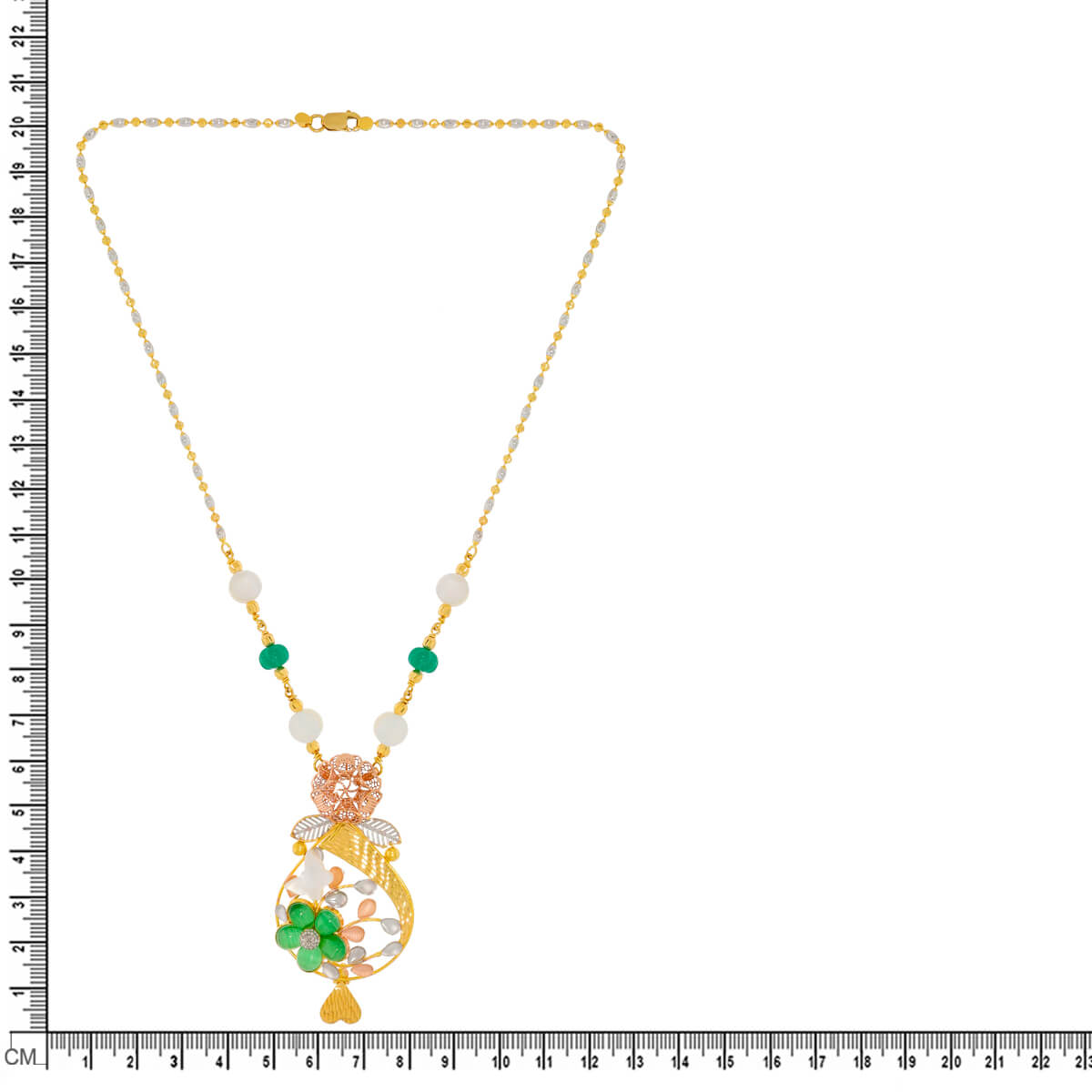 Opulent Elegance Gold Short Necklace