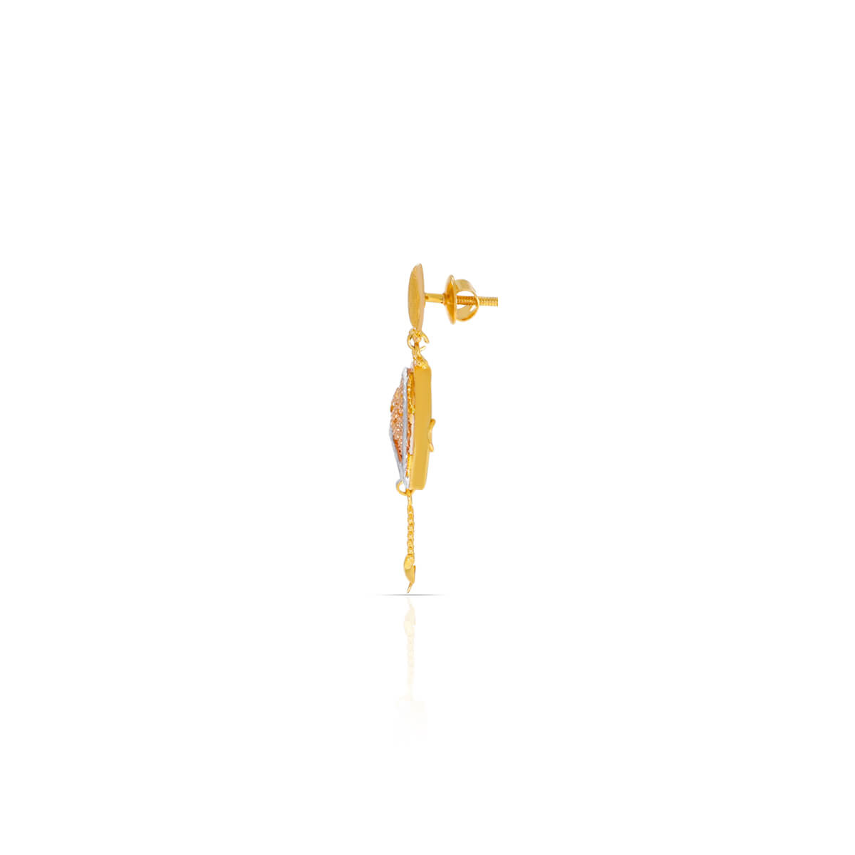 Alluring Shine Gold Short Necklace