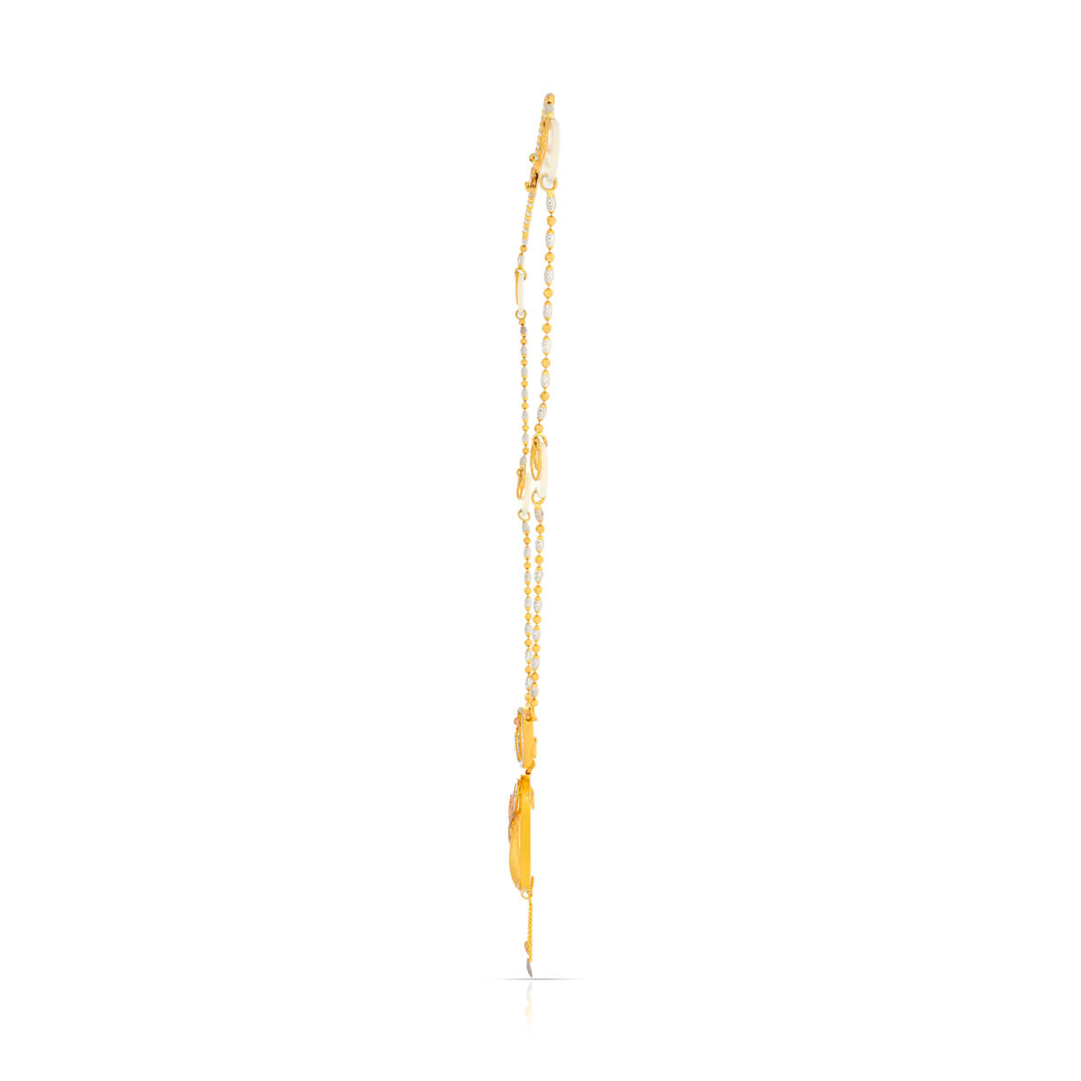 Triad Gold Short Necklace with Effortless Shine