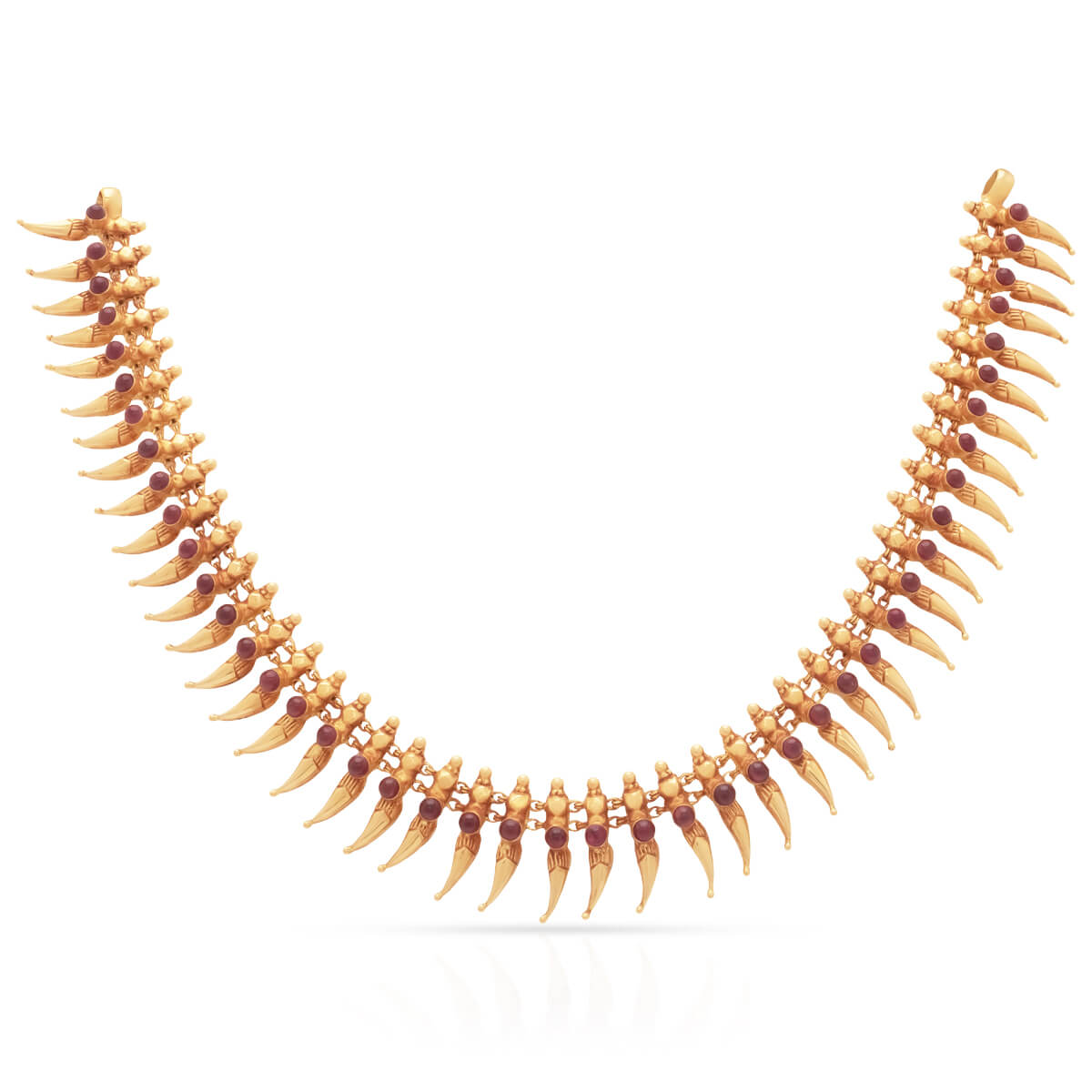 Bold Stunning Gold Short Necklace