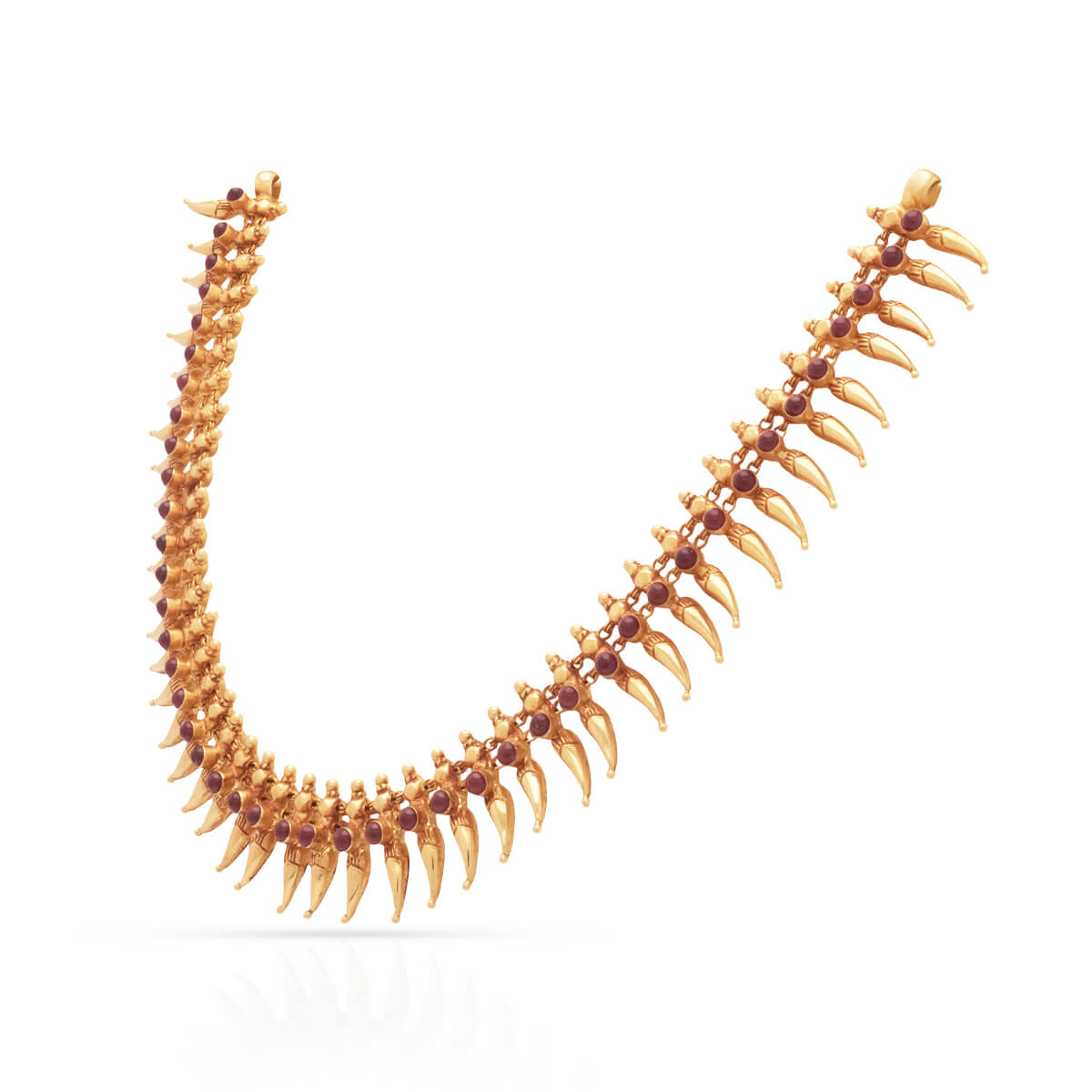 Bold Stunning Gold Short Necklace
