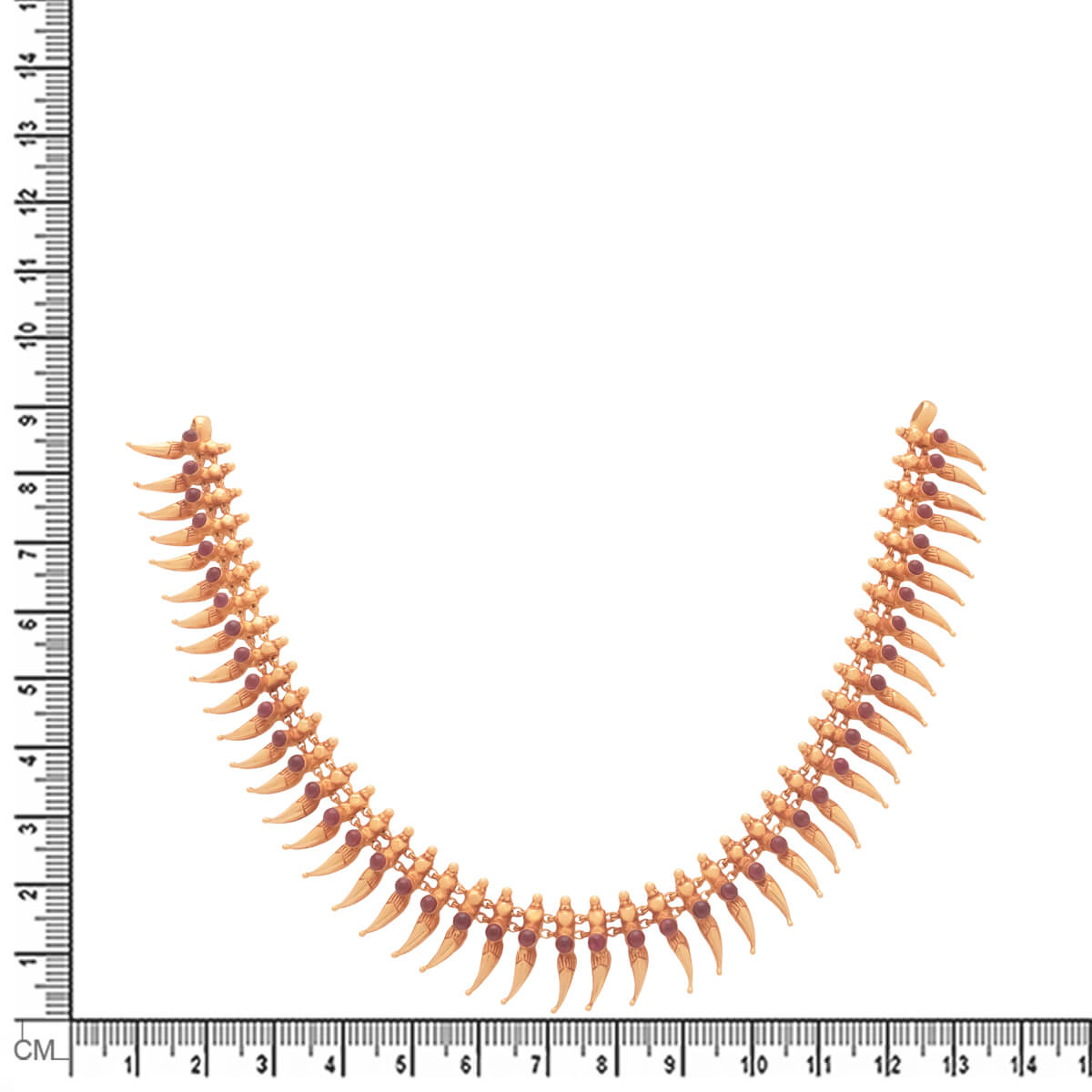 Bold Stunning Gold Short Necklace