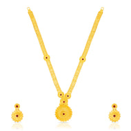 Luminous Grace Long Gold Necklace