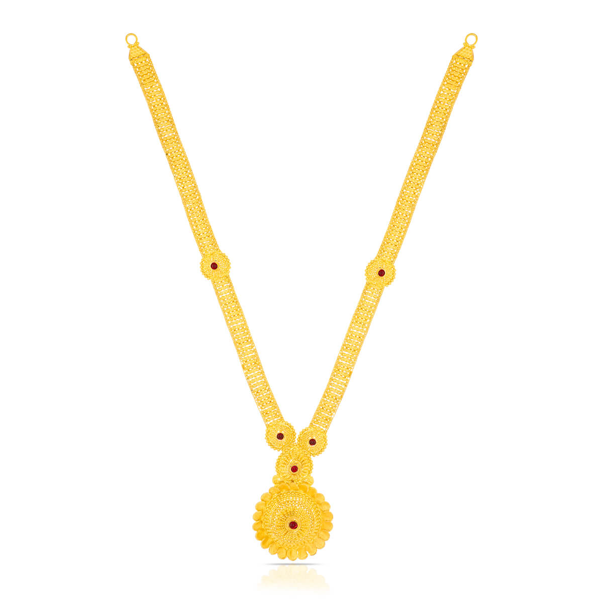 Luminous Grace Long Gold Necklace