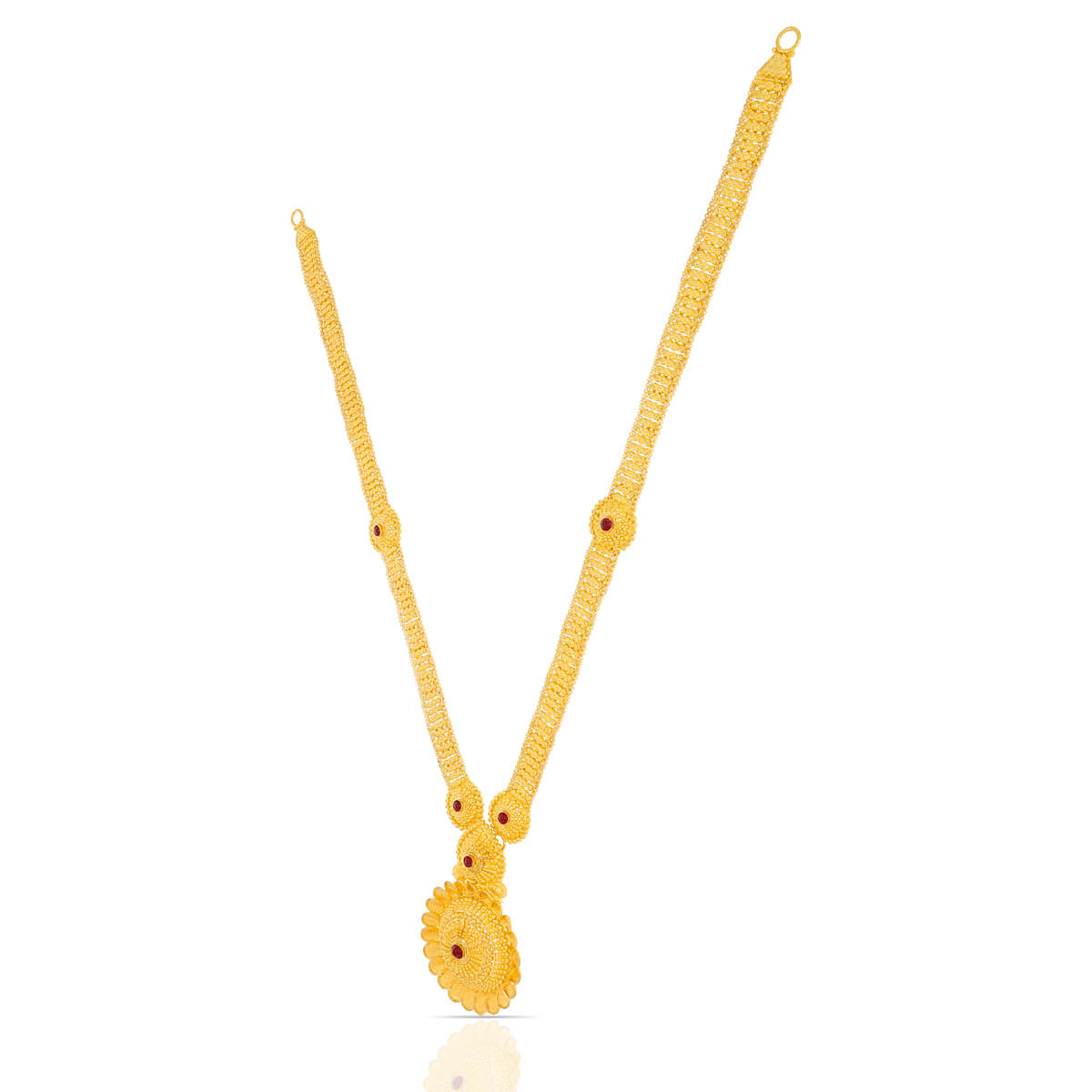 Luminous Grace Long Gold Necklace
