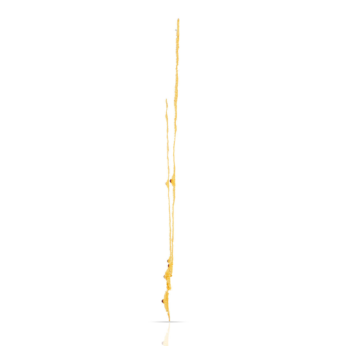 Luminous Grace Long Gold Necklace