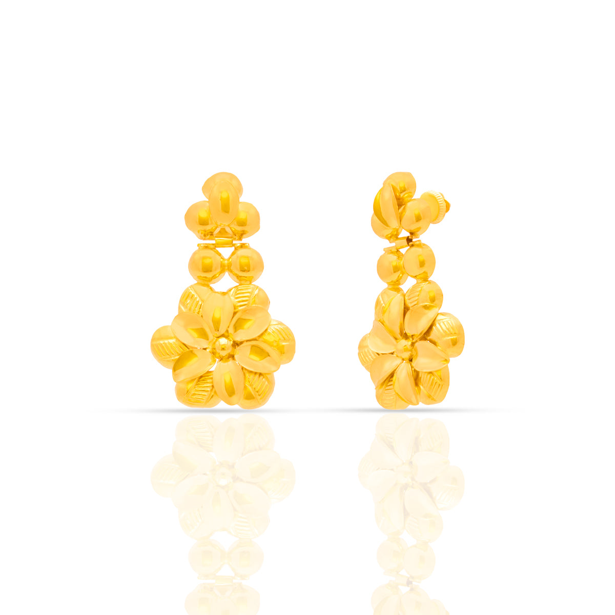 Luxuriant Glory 22K Gold Long Necklace Set