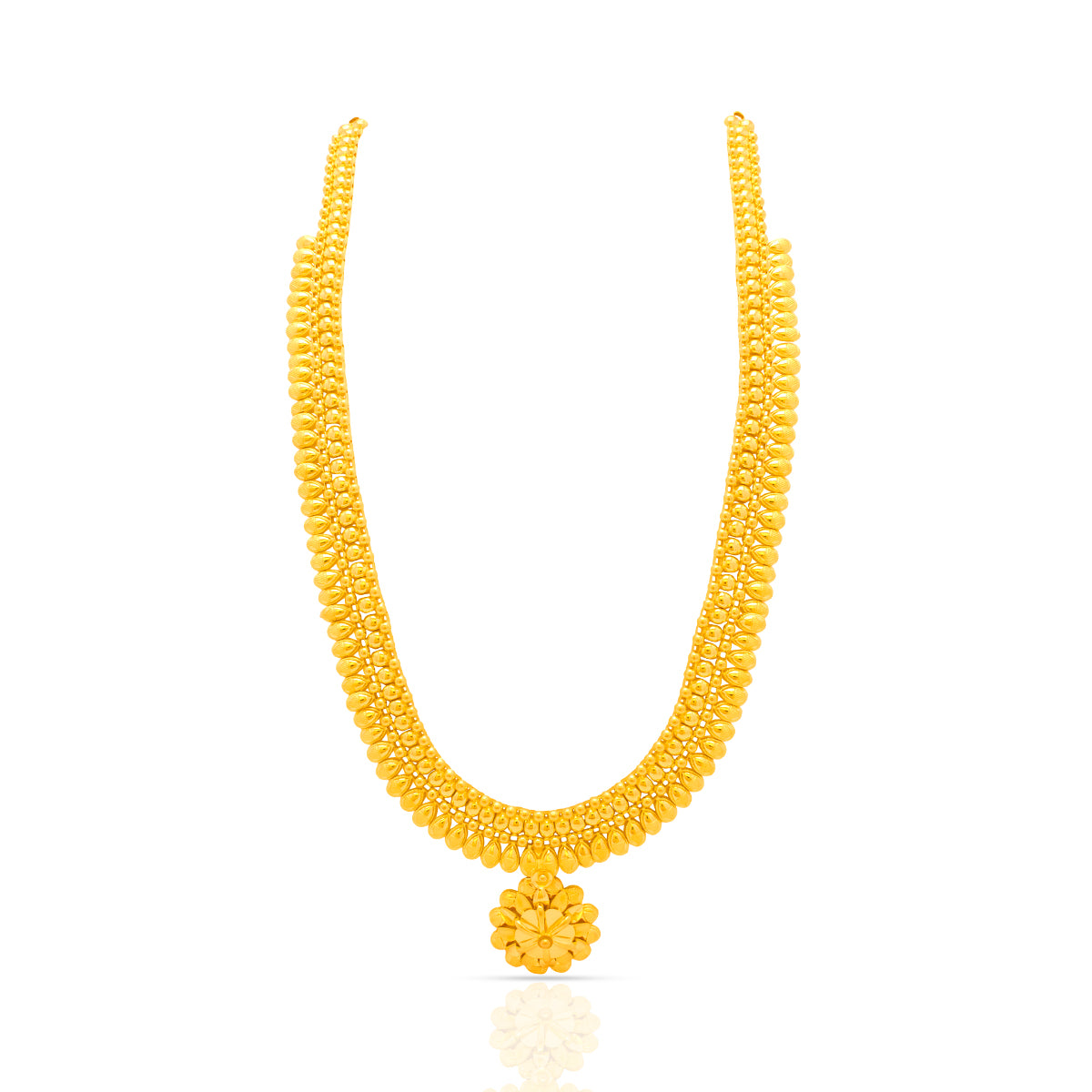 Vintage Lure 22K Gold Long Necklace Set