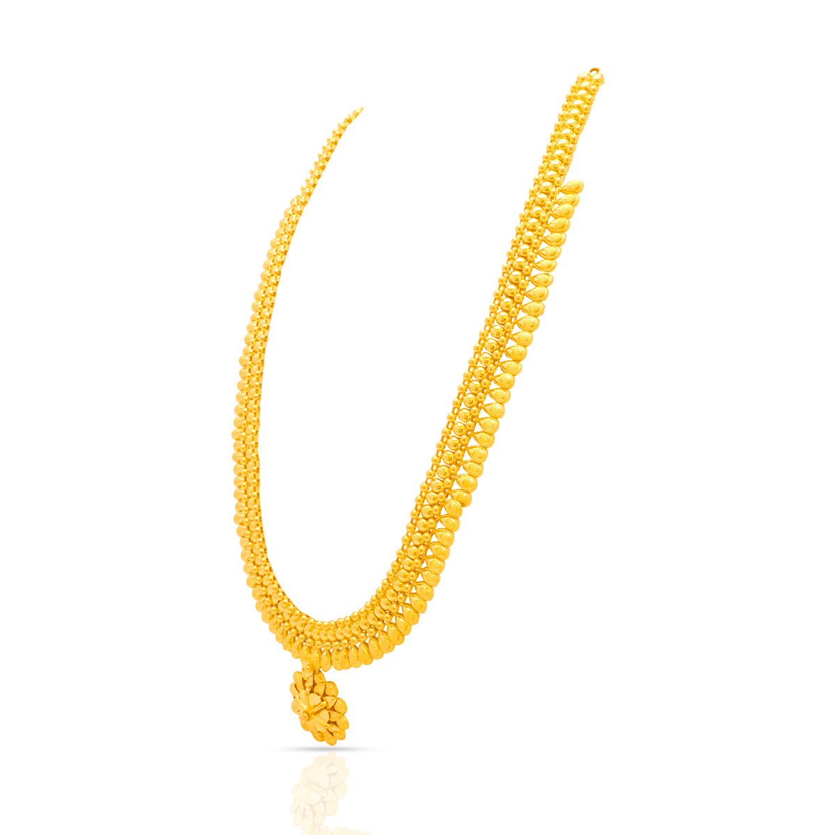 Vintage Lure 22K Gold Long Necklace Set