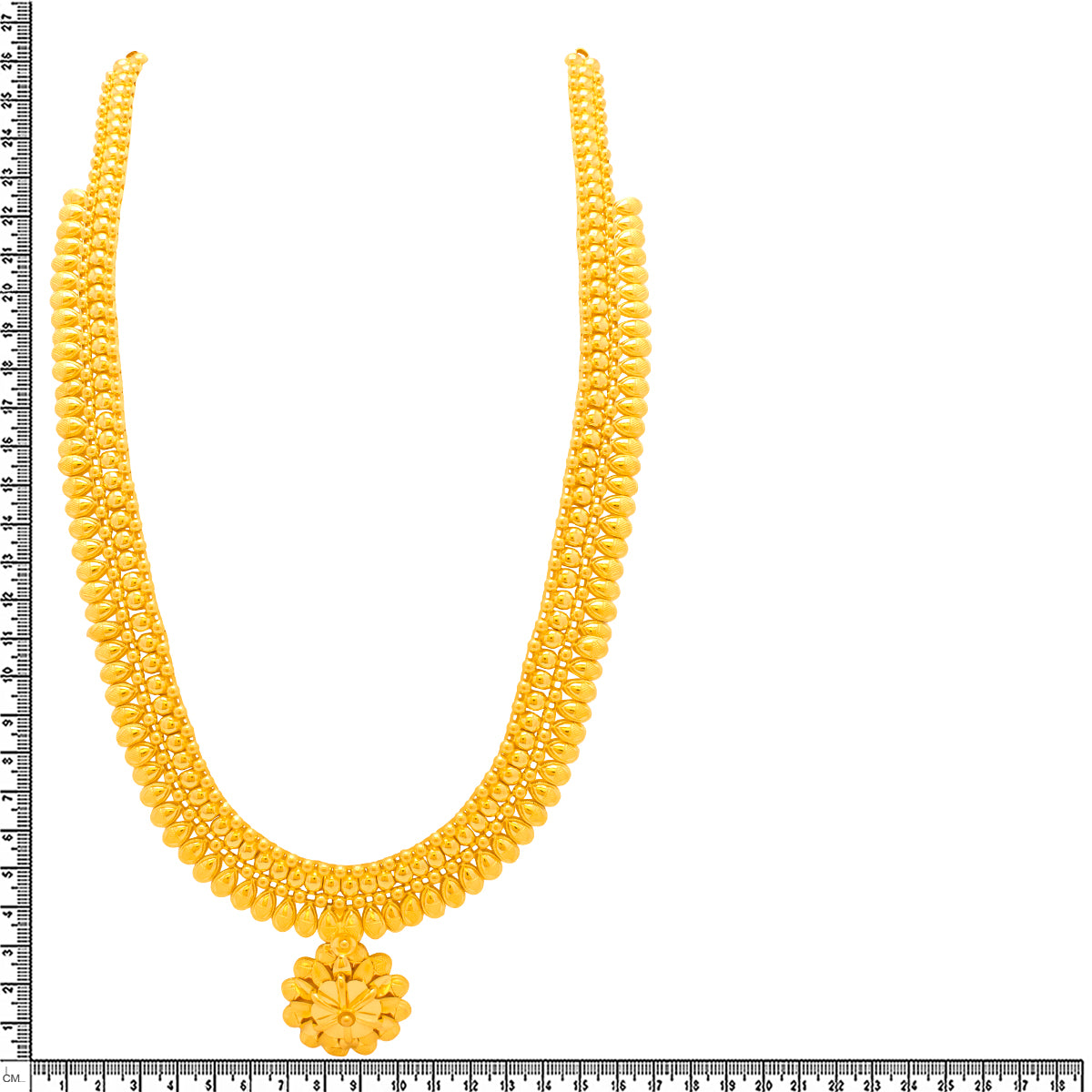 Vintage Lure 22K Gold Long Necklace Set
