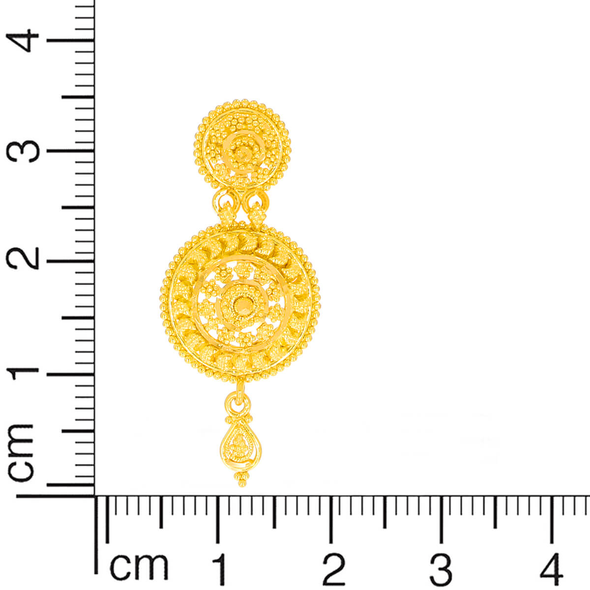 Alluring Elegance Gold Short Necklace