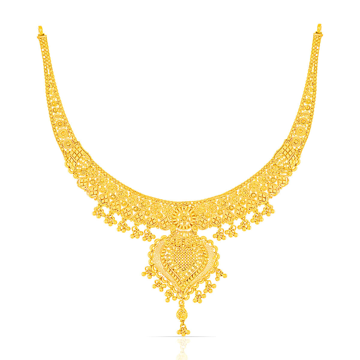 Marvelous Charm Wedding Gold Necklace