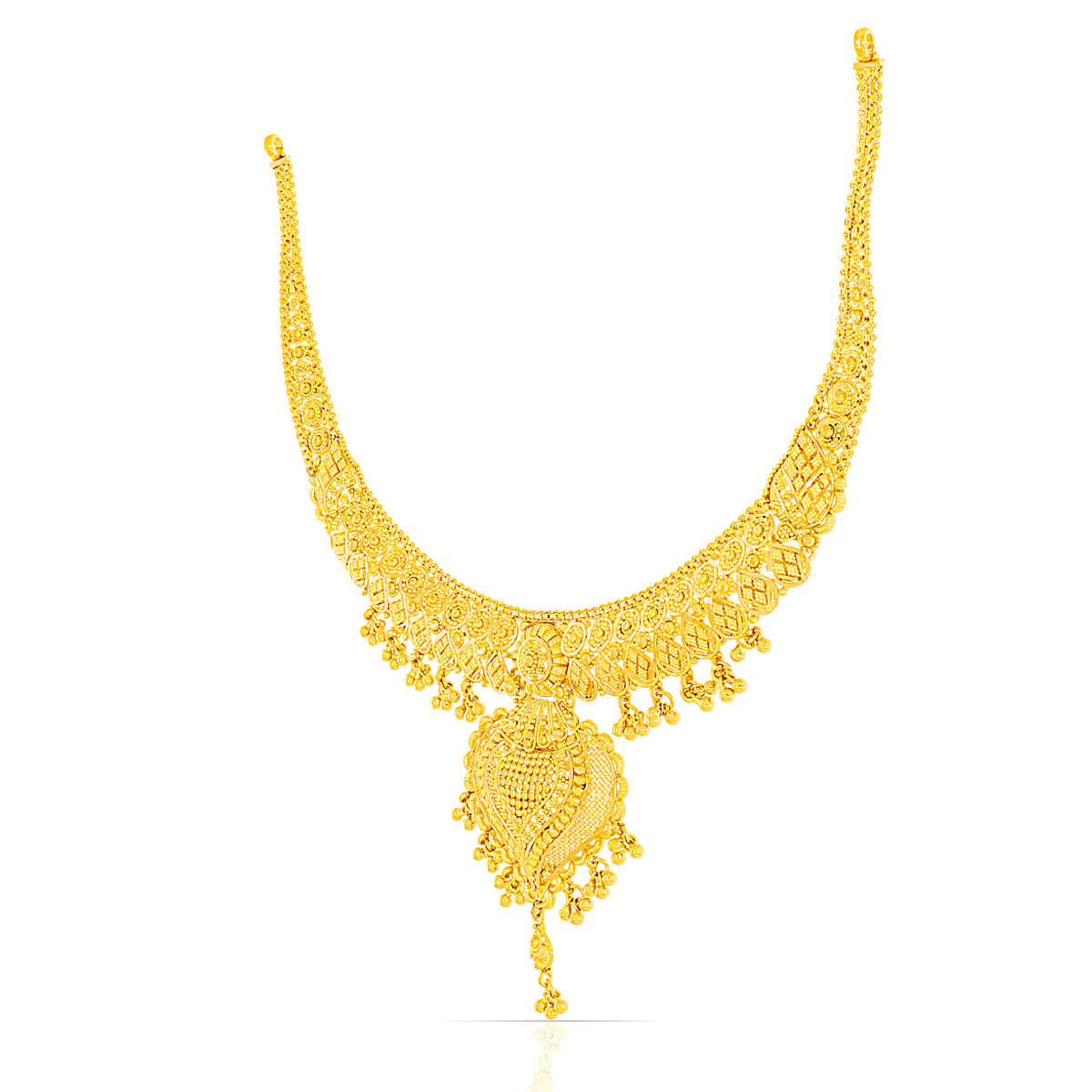 Marvelous Charm Wedding Gold Necklace