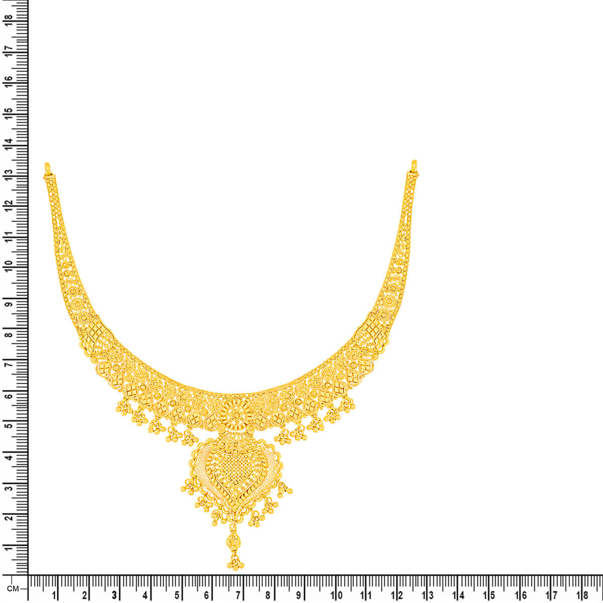 Marvelous Charm Wedding Gold Necklace